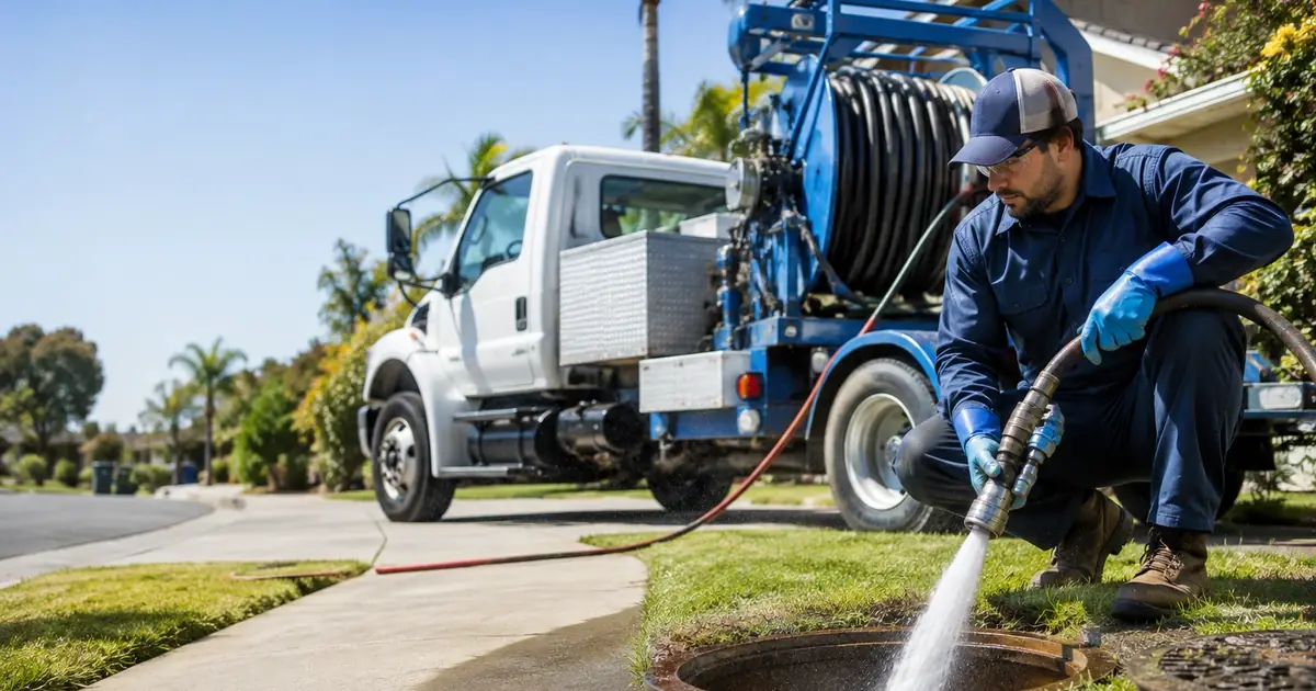 Hydro jet sewer cleaning West Hills