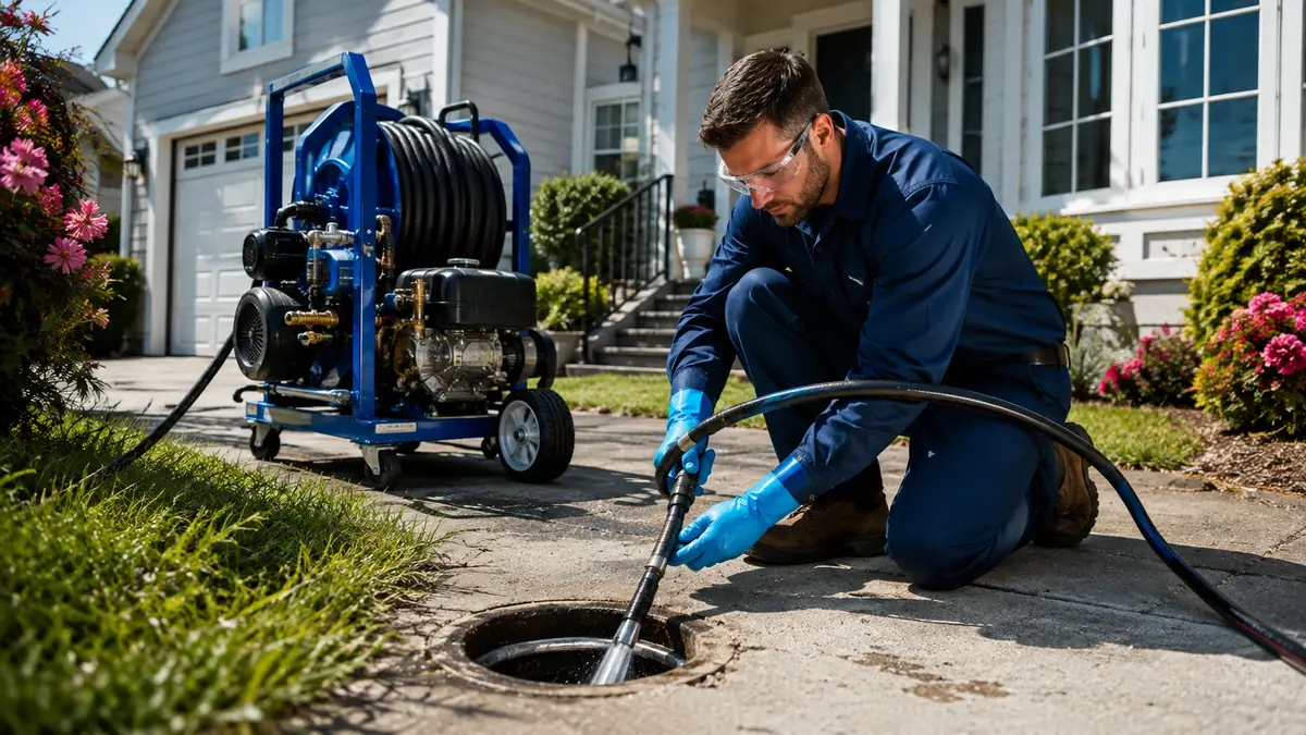 Residential Hydro Jet Drain Cleaning in West Hills